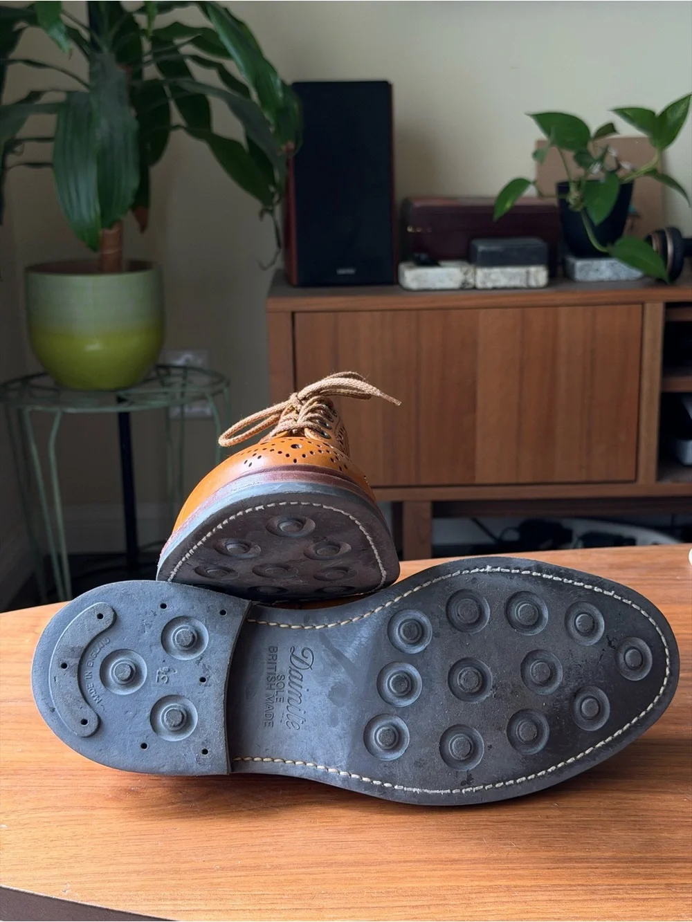 Tricker's Tan Leather Bourton size US11